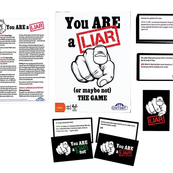 NWT!! You Are A Liar - Fact Or Fiction Guessing Party Game - Picture 5 of 14